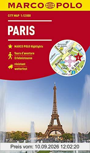 MARCO POLO Cityplan Paris 1:12 000 (MARCO POLO Citypläne)