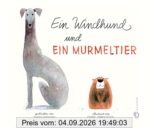 Ein Windhund und ein Murmeltier