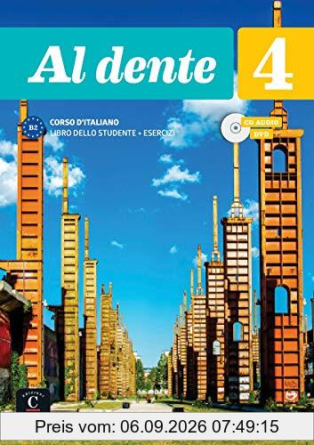 Al dente 4 (B2): Libro dello studente + esercizi + CD + DVD