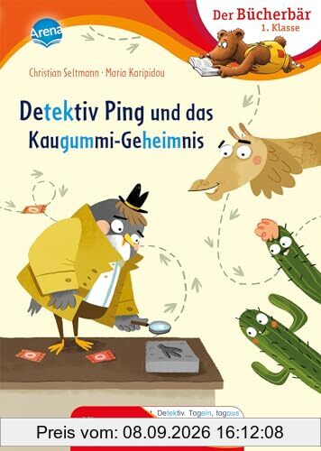 Detektiv Ping und das Kaugummi-Geheimnis: Der Bücherbär: Erstlesebuch; spannende Schulgeschichte für die 1. Klasse, mit Silbentrennung zum leichteren ... Mit Silbentrennung und Bildergeschichten)