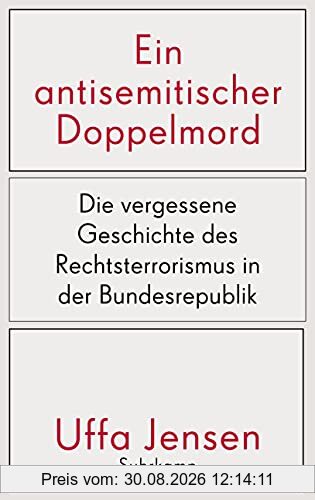 Ein antisemitischer Doppelmord: Die vergessene Geschichte des Rechtsterrorismus in der Bundesrepublik