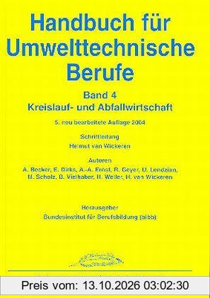 Handbuch für Umwelttechnische Berufe 4: Kreislauf- und Abfallwirtschaft: BD 4