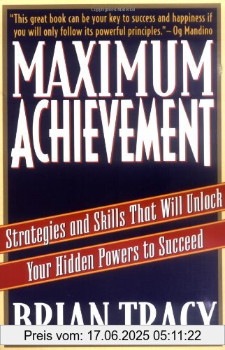 Binding : Taschenbuch, Edition : Fireside., Label : Simon & Schuster, Publisher : Simon & Schuster, NumberOfItems : 1, medium : Taschenbuch, numberOfPages : 352, publicationDate : 1995-05-19, authors : Brian Tracy, languages : english, ISBN : 0684803313