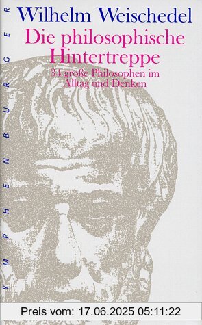 Binding : Gebundene Ausgabe, Label : Nymphenburger Verlag, Publisher : Nymphenburger Verlag, medium : Gebundene Ausgabe, numberOfPages : 361, publicationDate : 2000-06-01, authors : Wilhelm Weischedel, languages : german, ISBN : 3485018333