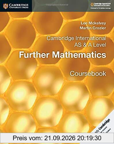 Cambridge International AS & A Level Further Mathematics Coursebook (Cambridge University Press)