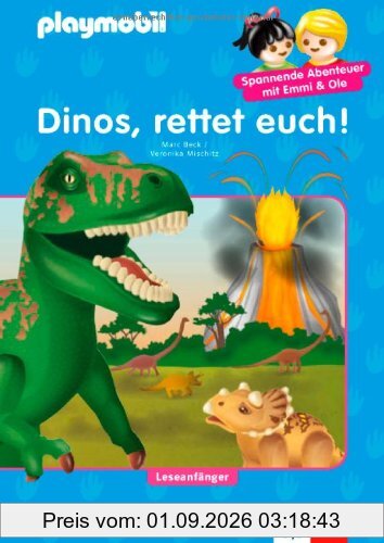 PLAYMOBIL Dinos, rettet euch!: Dinos - Lesen lernen - Leseanfänger