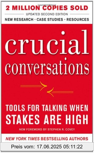 Binding : Taschenbuch, Edition : 2. Auflage., Label : Mcgraw-Hill Professional, Publisher : Mcgraw-Hill Professional, NumberOfItems : 1, medium : Taschenbuch, numberOfPages : 244, publicationDate : 2011-10-01, authors : Kerry Patterson, Joseph Grenny, Ron McMillan, Al Switzler, languages : english, ISBN : 0071771328