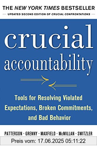 Binding : Taschenbuch, Edition : 2. Auflage., Label : Mcgraw-Hill Education Ltd, Publisher : Mcgraw-Hill Education Ltd, NumberOfItems : 1, PackageQuantity : 1, medium : Taschenbuch, numberOfPages : 275, publicationDate : 2013-06-01, authors : Kerry Patterson, Joseph Grenny, Ron McMillan, Al Switzler, David Maxfield, languages : english, ISBN : 0071829318
