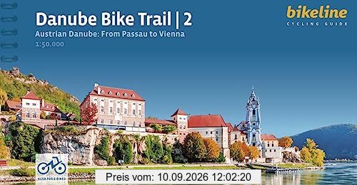 Danube Bike Trail 2: Part 2: Austrian Danube - From Passau to Vienna, 1:50.000, 330 km (Bikeline Radtourenbücher)