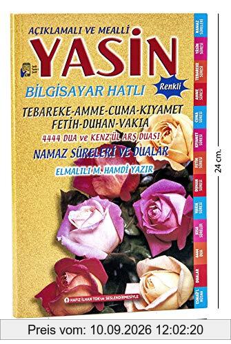 Yasin-i Serif Aciklamali: ve Mealli Orta Boy-Pembe