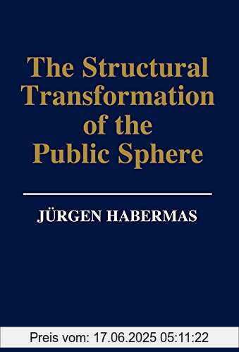 Binding : Taschenbuch, Edition : New, Label : Polity Press, Publisher : Polity Press, NumberOfItems : 1, medium : Taschenbuch, numberOfPages : 328, publicationDate : 1992-07-16, authors : Jürgen Habermas, languages : english, ISBN : 0745610773