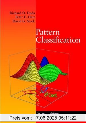 Binding : Gebundene Ausgabe, Edition : 2. Auflage, Label : John Wiley & Sons, Publisher : John Wiley & Sons, PackageQuantity : 1, medium : Gebundene Ausgabe, numberOfPages : 680, publicationDate : 2000-11-21, authors : Duda, Richard O., Hart, Peter E., Stork, David G., languages : english, ISBN : 0471056693
