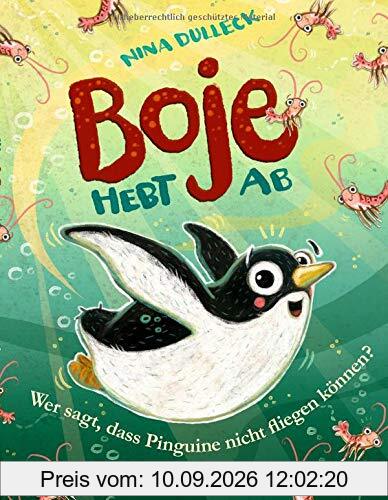 Boje hebt ab: Wer sagt, dass Pinguine nicht fliegen können?