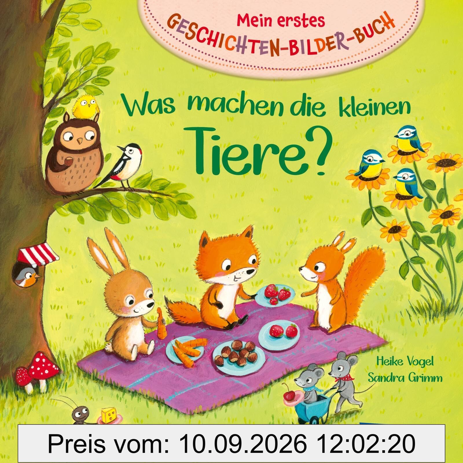 Mein erstes Geschichten-Bilder-Buch: Was machen die kleinen Tiere?