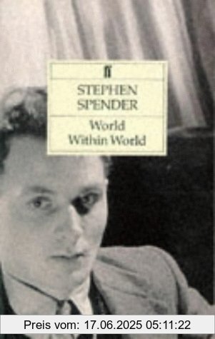 Binding : Taschenbuch, Edition : New Ed, Label : Faber & Faber, Publisher : Faber & Faber, NumberOfItems : 1, medium : Taschenbuch, numberOfPages : 358, publicationDate : 1991-08-19, authors : Stephen Spender, languages : english, ISBN : 0571102123