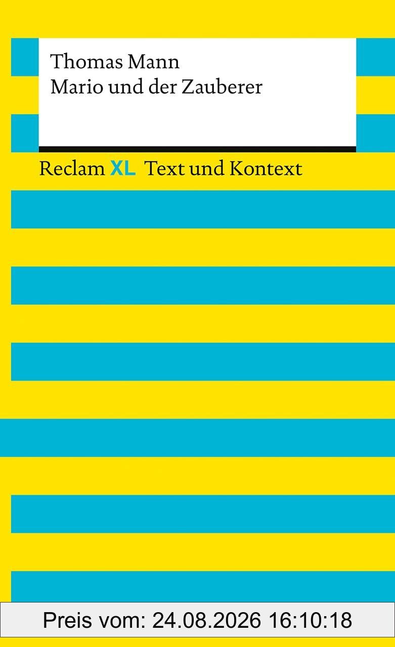 Mario und der Zauberer. Textausgabe mit Kommentar und Materialien