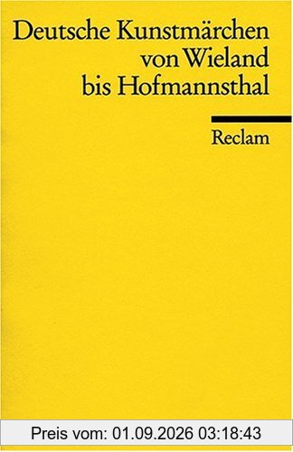 Zauberei im Herbste. Deutsche Kunstmärchen von Wieland bis Hofmannsthal