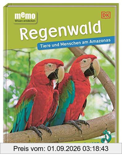 memo Wissen entdecken. Regenwald: Tiere und Menschen am Amazonas. Das Buch mit Poster!