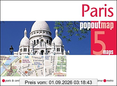 PopOut Map Paris Double (Popout Maps)