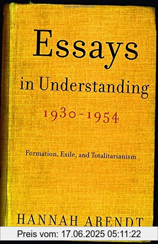 Binding : Taschenbuch, Label : Schocken, Publisher : Schocken, PackageQuantity : 1, medium : Taschenbuch, numberOfPages : 496, publicationDate : 2005-06-07, releaseDate : 2005-06-07, authors : Hannah Arendt, languages : english, ISBN : 0805211861