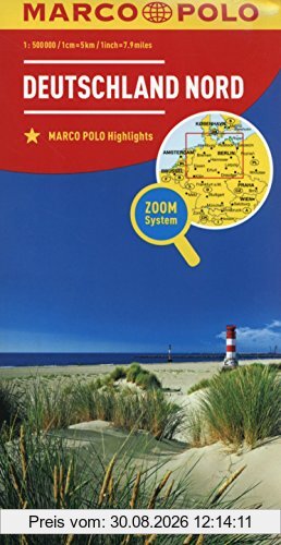 MARCO POLO Regionalkarte Deutschland Nord (MARCO POLO Karten 1:300000)