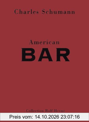 American Bar. The Artistry of Mixing Drinks