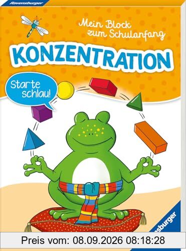 Mein Block zum Schulanfang: Konzentration