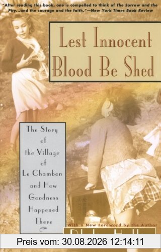 Lest Innocent Blood Be Shed