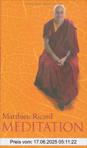 Binding : Gebundene Ausgabe, Edition : 1, Label : Nymphenburger, Publisher : Nymphenburger, medium : Gebundene Ausgabe, numberOfPages : 144, publicationDate : 2009-02-15, authors : Matthieu Ricard, languages : german, ISBN : 3485011673