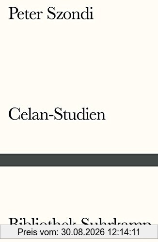 Celan-Studien (Bibliothek Suhrkamp)