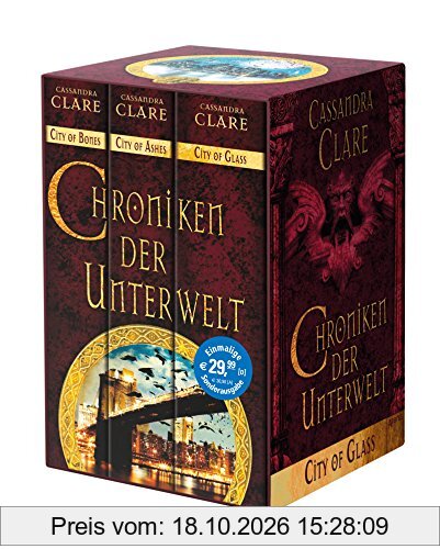 Chroniken der Unterwelt: Ciry of Bones. City of Ashes. City of Glass