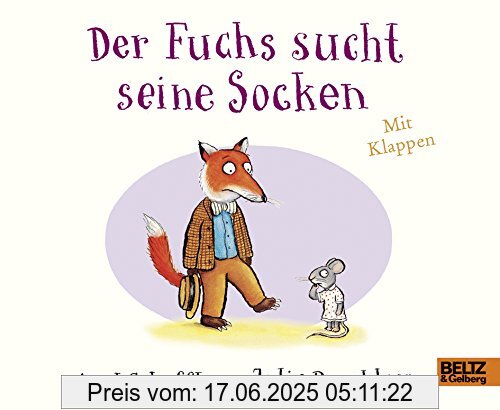 Binding : Pappbilderbuch, Edition : Neuausgabe, Label : Beltz & Gelberg, Publisher : Beltz & Gelberg, medium : Sonstige Einbände, numberOfPages : 12, publicationDate : 2017-02-06, authors : Axel Scheffler, Julia Donaldson, translators : Anu Stohner, languages : german, ISBN : 3407822049