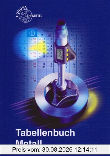 Tabellenbuch Metall (mit Formelsammlung)