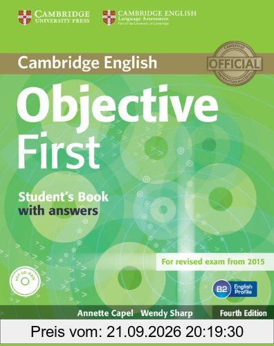Objective First Student's Book with Answers with CD-ROM