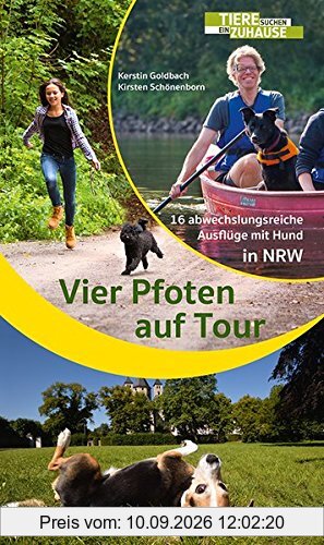 Vier Pfoten auf Tour: 16 abwechslungsreiche Ausflüge mit Hund in NRW
