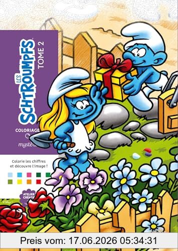 unbekannt Coloriages Mystères , Schtroumpfs Tome 2