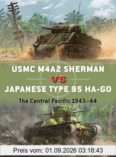 USMC M4A2 Sherman vs Japanese Type 95 Ha-Go: The Central Pacific 1943–44 (Duel, Band 108)