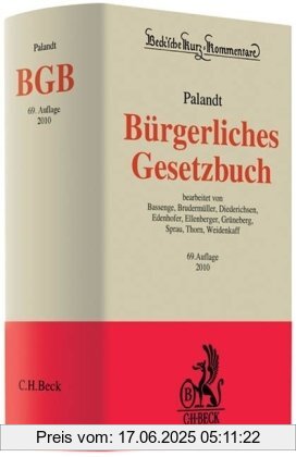 Binding : Gebundene Ausgabe, Edition : 68., neubearbeitete Auflage, Label : C.H.Beck, Publisher : C.H.Beck, medium : Gebundene Ausgabe, numberOfPages : 2955, publicationDate : 2008-12-01, languages : german, ISBN : 3406581102