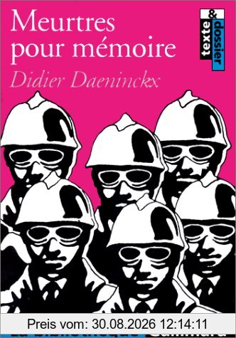 Meurtres pour mémoire