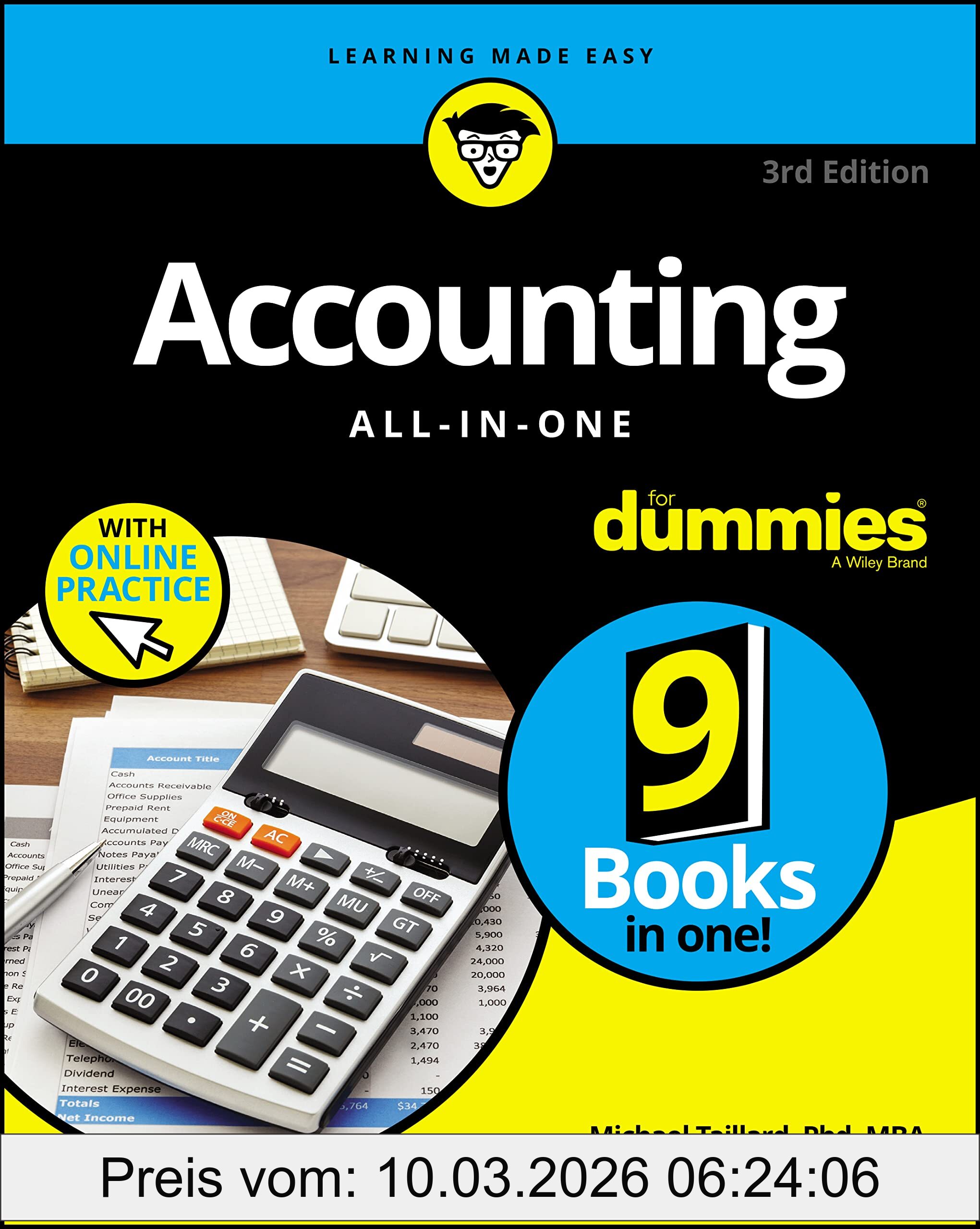 Michael Taillard Accounting All-in-One For Dummies (+ Videos And Quizzes Online), 3rd Edition