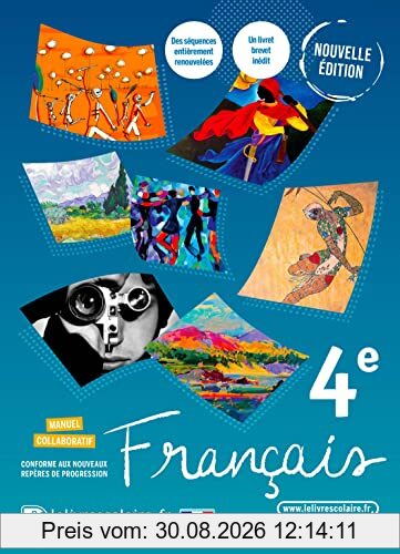 Français 4e : manuel collaboratif : conforme aux nouveaux repères de progression