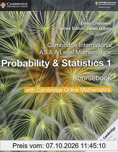 Cambridge International As & a Level Mathematics Probability & Statistics 1 Coursebook + Cambridge Online Mathematics, 2 Years Access