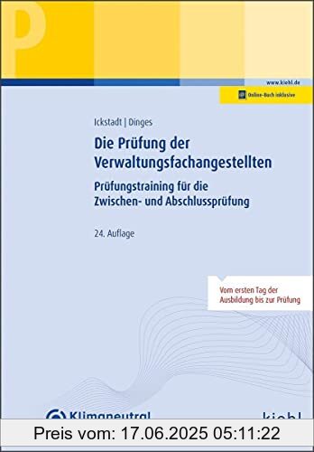 Binding : Taschenbuch, Edition : 24., aktualisierte Auflage. Online-Version inklusive., Label : NWB Verlag, Publisher : NWB Verlag, medium : Taschenbuch, numberOfPages : 704, publicationDate : 2023-04-13, authors : Ewald Ickstadt, Marvin Dinges, ISBN : 3470106142