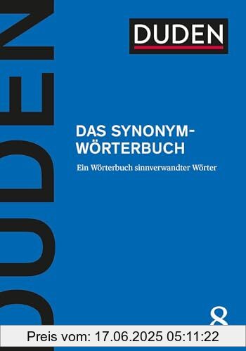 Binding : Gebundene Ausgabe, Edition : 8, Label : Duden, Publisher : Duden, medium : Gebundene Ausgabe, numberOfPages : 1120, publicationDate : 2024-04-15, publishers : Dudenredaktion, ISBN : 3411040882