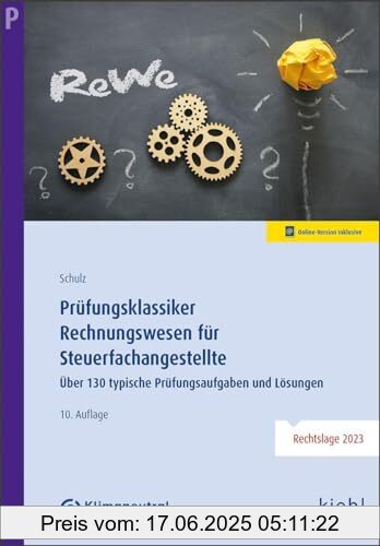 Binding : Taschenbuch, Edition : 10., aktualisierte Auflage. Online-Version inklusive., Label : NWB Verlag, Publisher : NWB Verlag, medium : Taschenbuch, numberOfPages : 257, publicationDate : 2024-02-09, authors : Heiko Schulz, ISBN : 3470651604