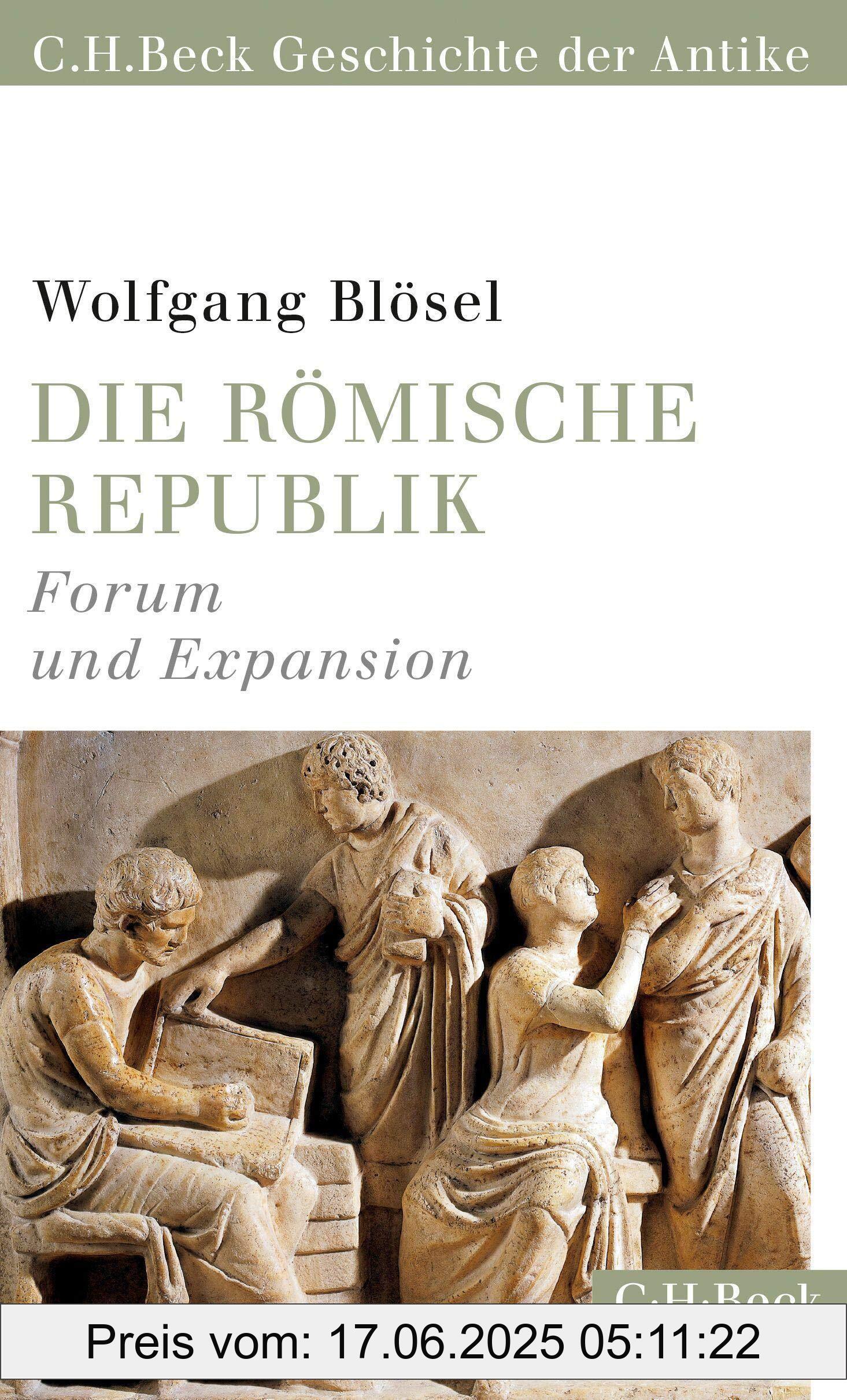 Brand : Beck C. H., Binding : paperback, Edition : 2., durchgesehene und aktualisierte, Label : Die römische Republik : Forum und Expansion (C.H.Beck Geschichte der Antike) (Beck Paperback), medium : paperback, numberOfPages : 304, publicationDate : 2021-04-26, releaseDate : 2021-04-26, languages : german, ISBN : 3406770819