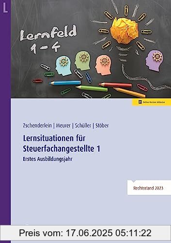 Binding : Taschenbuch, Edition : Online-Version inklusive., Label : NWB Verlag, Publisher : NWB Verlag, medium : Taschenbuch, numberOfPages : 391, publicationDate : 2023-07-28, authors : Oliver Zschenderlein, Lena Meurer, Karin Schüller, Roswitha Stöber, ISBN : 3470109818
