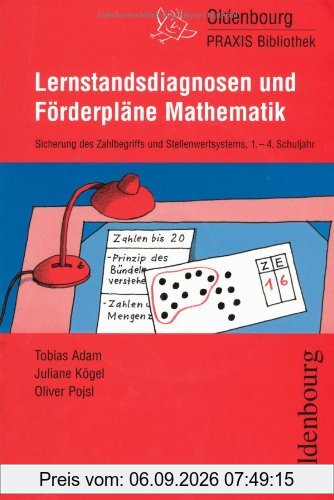 Lernstandsdiagnosen und Förderpläne Mathematik: Sicherung des Zahlbegriffs und Stellenwertsystems, 1.-4. Schuljahr, mit CD-ROM