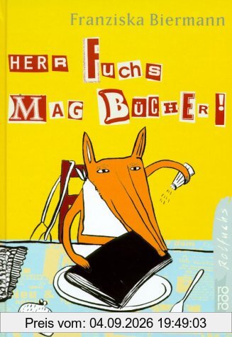Herr Fuchs mag Bücher!