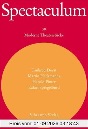 Spectaculum 78. Vier moderne Theaterstücke: Ich bin nur vorübergehend hier / Wörter und Körper / Celebration / Die Dummheit